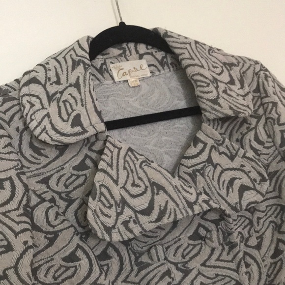 Vintage Capriel Grey Lightweight Pea-Coat - Picture 4 of 7